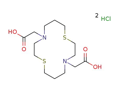 2,2'-(1,8-dithia-4,11-diazacyclotetradecane-4,11-diyl)diacetic acid dihydrochloride