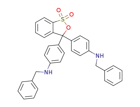 3,3-bis-(4-benzylamino-phenyl)-3H-benz[c][1,2]oxathiol-1,1-dioxide