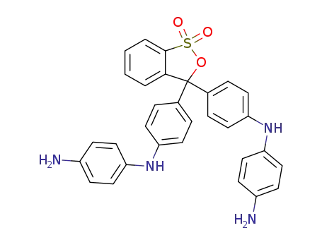 3,3-bis-[4-(4-amino-anilino)-phenyl]-3H-benz[c][1,2]oxathiol-1,1-dioxide