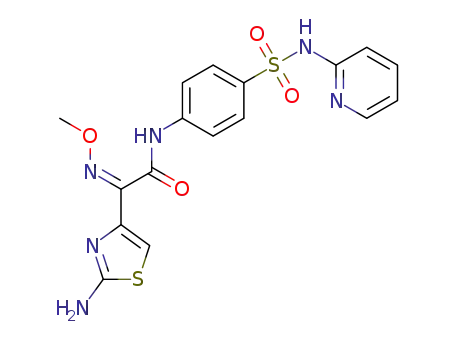 (Z)-2-(2-aminothiazol-4-yl)-2-(methoxyimino)-N-(4-(N-(pyridin-2-yl)sulfamoyl)phenyl)acetamide