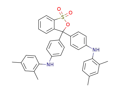 3,3-bis-[4-(2,4-dimethyl-anilino)-phenyl]-3H-benz[c][1,2]oxathiol-1,1-dioxide