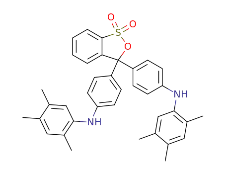 3,3-bis-[4-(2,4,5-trimethyl-anilino)-phenyl]-3H-benz[c][1,2]oxathiol-1,1-dioxide