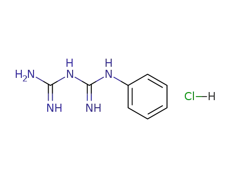 Imidodicarbonimidicdiamide, N-phenyl-, hydrochloride (1:1) cas  55-57-2