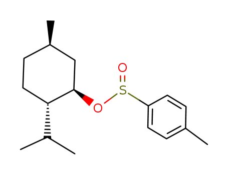 Molecular Structure of 1517-82-4 ((1R,2S,5R)-(-)-Menthyl (S)-p-Toluenesulfinate)