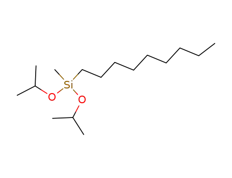 Molecular Structure of 85719-59-1 (Silane, methylbis(1-methylethoxy)nonyl-)
