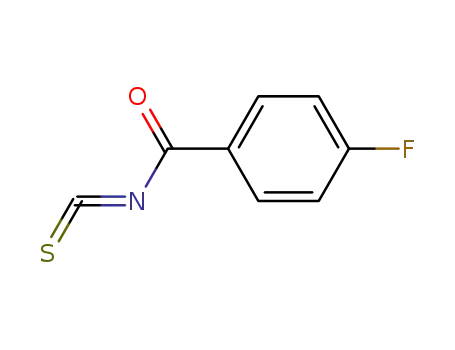 Molecular Structure of 78225-74-8 (4-fluorobenzoyl isothiocyanate)