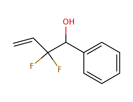 Molecular Structure of 85864-61-5 (Benzenemethanol, a-(1,1-difluoro-2-propenyl)-)