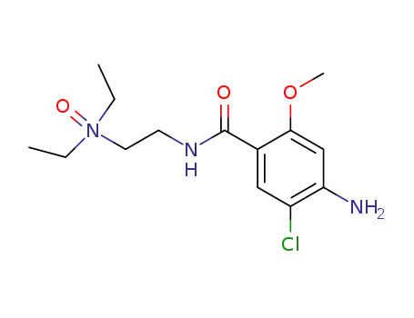 Molecular Structure of 171367-22-9 (Metoclopramide N-Oxide)