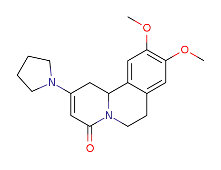 5,6,11,11a-Tetrahydro-2,3-dimethoxy-8-oxo-10-(1-pyrrolidinyl)-8H-benzoquinolizine