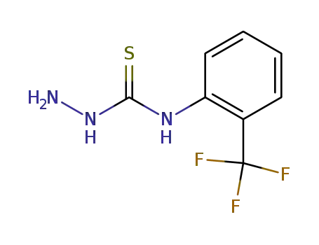 Molecular Structure of 38901-29-0 (4-[2-(TRIFLUOROMETHYL)PHENYL]-3-THIOSEMICARBAZIDE)