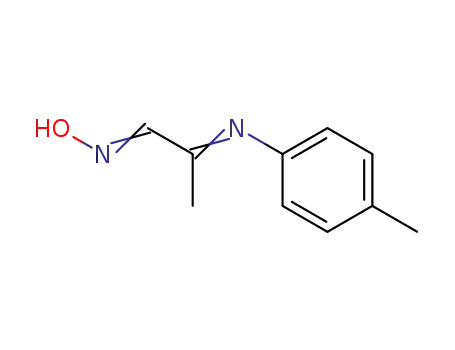 Molecular Structure of 75511-45-4 (Propanal, 2-[(4-methylphenyl)imino]-, oxime)