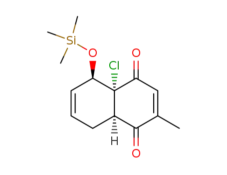 (4aR,5R,8aR)-4a-Chloro-2-methyl-5-trimethylsilanyloxy-4a,5,8,8a-tetrahydro-[1,4]naphthoquinone