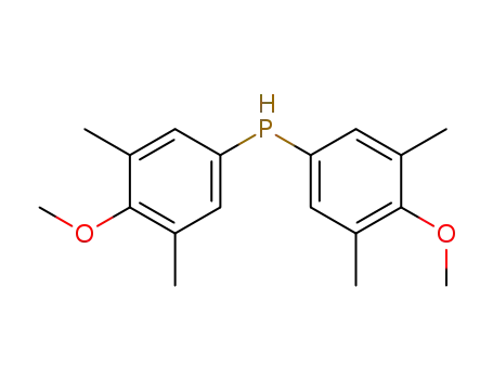 Molecular Structure of 122708-97-8 (BIS(3,5-DIMETHYL-4-METHOXYPHENYL)PHOSPHINE)