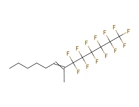 Molecular Structure of 113999-59-0 (6-Tridecene,
8,8,9,9,10,10,11,11,12,12,13,13,13-tridecafluoro-7-methyl-)