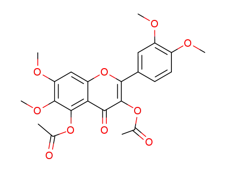 Acetic acid 3-acetoxy-2-(3,4-dimethoxy-phenyl)-6,7-dimethoxy-4-oxo-4H-chromen-5-yl ester