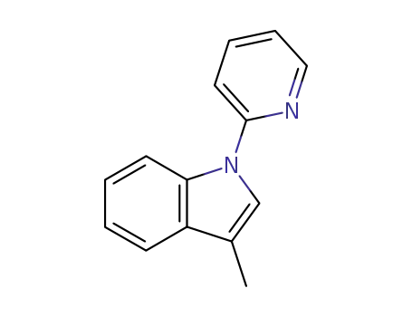 Molecular Structure of 116359-75-2 (3-methyl-1-pyridin-2-yl-1H-indole)
