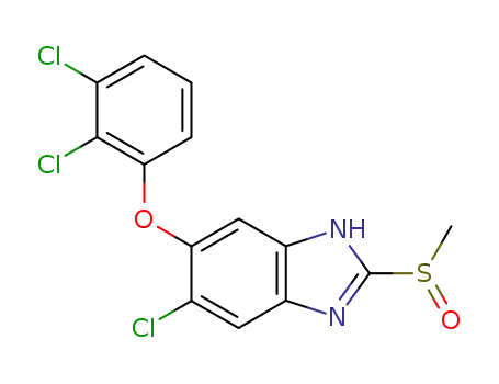 6-chloro-5-(2,3-dichlorophenoxy)-2-methylsulfinyl-1H-benzimidazole
