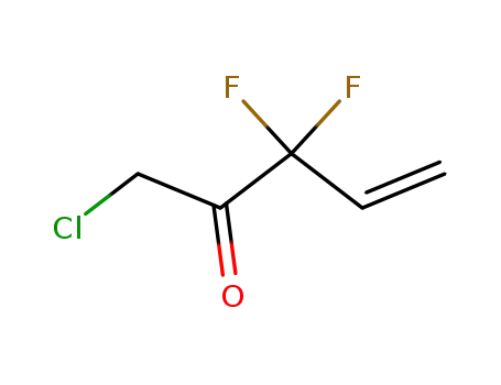 Molecular Structure of 85882-51-5 (4-Penten-2-one,  1-chloro-3,3-difluoro-)