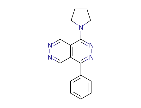 1-Pyrrolidino-4-phenyl-pyridazino<4,5-d>pyridazin