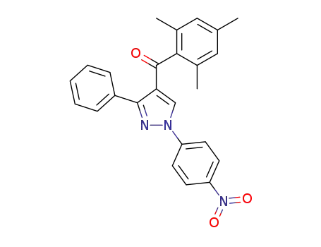 [1-(4-Nitro-phenyl)-3-phenyl-1H-pyrazol-4-yl]-(2,4,6-trimethyl-phenyl)-methanone