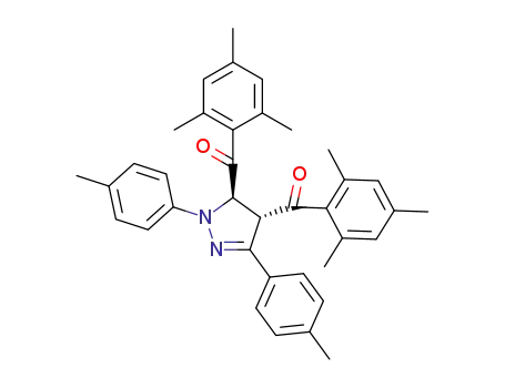 [(3R,4S)-2,5-Di-p-tolyl-4-(2,4,6-trimethyl-benzoyl)-3,4-dihydro-2H-pyrazol-3-yl]-(2,4,6-trimethyl-phenyl)-methanone