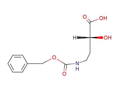 Molecular Structure of 42491-77-0 (4-BENZYLOXYCARBONYLAMINO-2-HYDROXY-BUTYRIC ACID)
