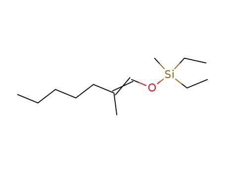 Diethyl-methyl-((E)-2-methyl-hept-1-enyloxy)-silane