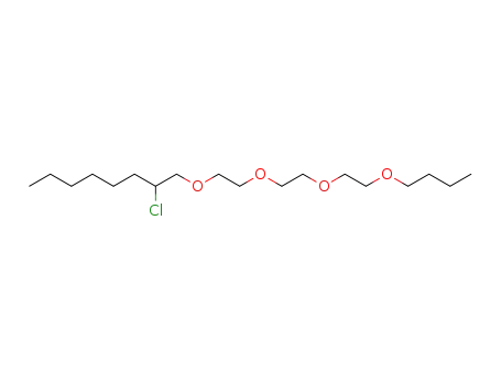 1-{2-[2-(2-Butoxy-ethoxy)-ethoxy]-ethoxy}-2-chloro-octane