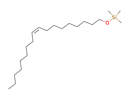 Molecular Structure of 78695-25-7 (Silane, trimethyl[(9Z)-9-octadecenyloxy]-)