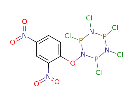 1,2,3,4,6-Pentachloro-5-(2,4-dinitro-phenoxy)-[1,3,5,2,4,6]triazatriphosphinane