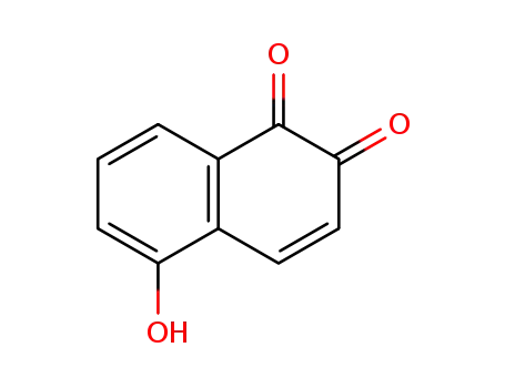 Molecular Structure of 38028-39-6 (1,2-Naphthalenedione, 5-hydroxy-)