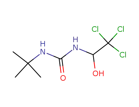 Molecular Structure of 96010-48-9 (Urea, N-(1,1-dimethylethyl)-N'-(2,2,2-trichloro-1-hydroxyethyl)-)
