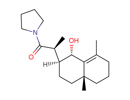 (S)-2-((1S,2S,4aR)-1-Hydroxy-4a,8-dimethyl-1,2,3,4,4a,5,6,7-octahydro-naphthalen-2-yl)-1-pyrrolidin-1-yl-propan-1-one