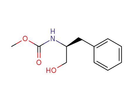 Molecular Structure of 10289-05-1 (N-[(1S)-2-Hydro×y-1-benzylethyl]Metho×y carbo×aMide)