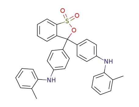 3,3-bis-(4-o-toluidino-phenyl)-3H-benz[c][1,2]oxathiol-1,1-dioxide