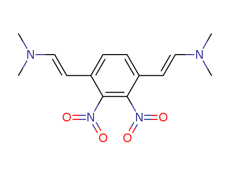 Ethenamine, 2,2'-(2,3-dinitro-1,4-phenylene)bis[N,N-dimethyl-, (E,E)-