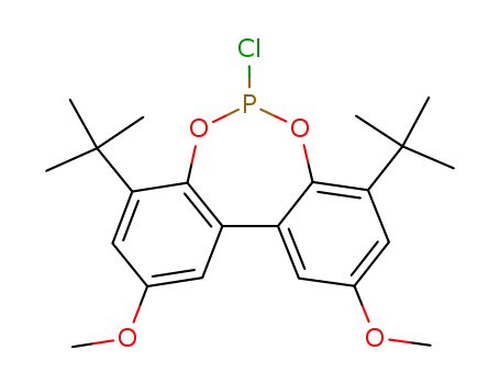 4,8-di-tert-butyl-6-chloro-2,10-dimethoxy-5,7,6-dioxaphosphadibenzo[a,c]cycloheptene