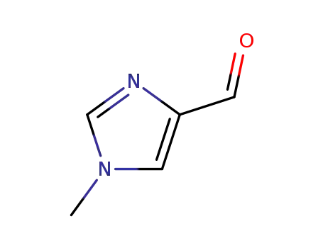 Molecular Structure of 17289-26-8 (1-Methyl-1H-imidazole-4-carbaldehyde)