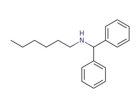 N-diphenylmethyl-hexylamine