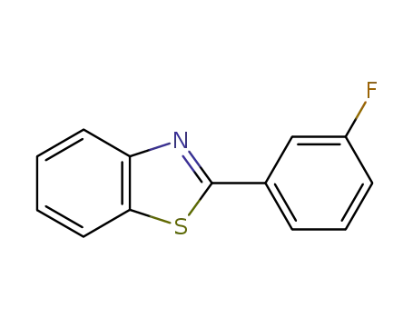 Molecular Structure of 1629-07-8 (2-(3-FLUOROPHENYL)-1,3-BENZOTHIAZOLE)