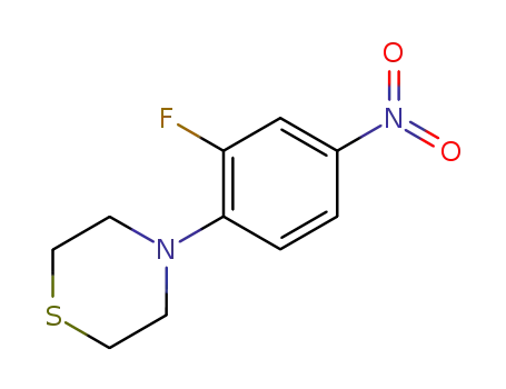 (4-(2-fluoro-4-nitrophenyl)thiomorpholine)