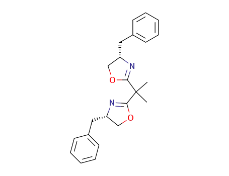 Molecular Structure of 176706-98-2 (2,2-Bis[(4S)-4-benzyl-2-oxazolin-2-yl]propane)