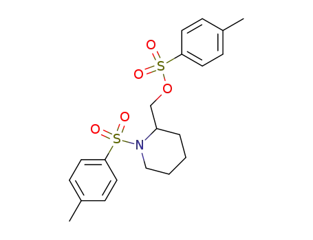 2-Piperidinemethanol, 1-[(4-methylphenyl)sulfonyl]-,
4-methylbenzenesulfonate (ester)