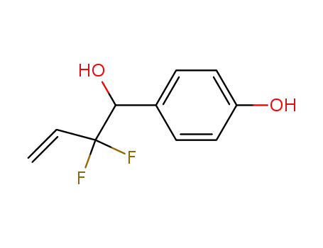 2,2-difluoro-1-(p-hydroxyphenyl)but-3-en-1-ol