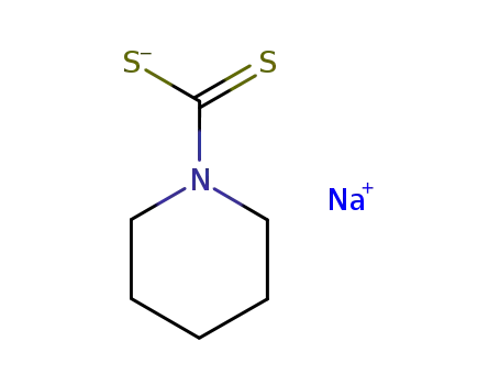 Molecular Structure of 873-57-4 (sodium piperidine-1-carbodithioate)