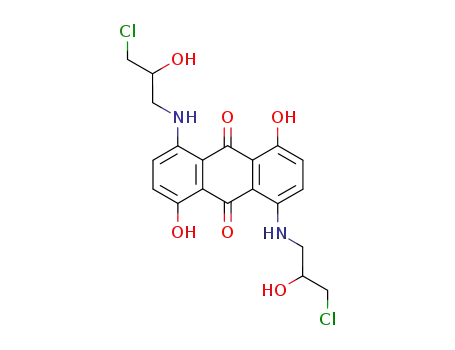 [1,5-(chloro-2-hydroxypropylamino)-4,8-dihydroxy]-9,10-anthracenedione