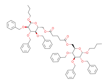 1,5-bis-[6-O-(n-butyl-2,3,4-tri-O-benzyl-α-glucopyranoside)] glutarate