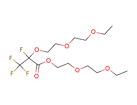 2-[2-(2-Ethoxy-ethoxy)-ethoxy]-2,3,3,3-tetrafluoro-propionic acid 2-(2-ethoxy-ethoxy)-ethyl ester