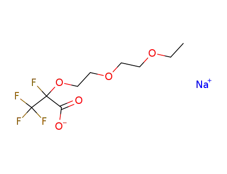 Sodium; 2-[2-(2-ethoxy-ethoxy)-ethoxy]-2,3,3,3-tetrafluoro-propionate