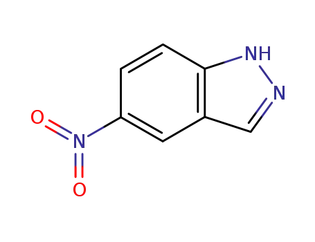 Molecular Structure of 5401-94-5 (5-Nitroindazole)